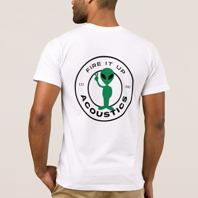 ALIEN Mens SLIM fit tee (snug/maybe size up) (Back)