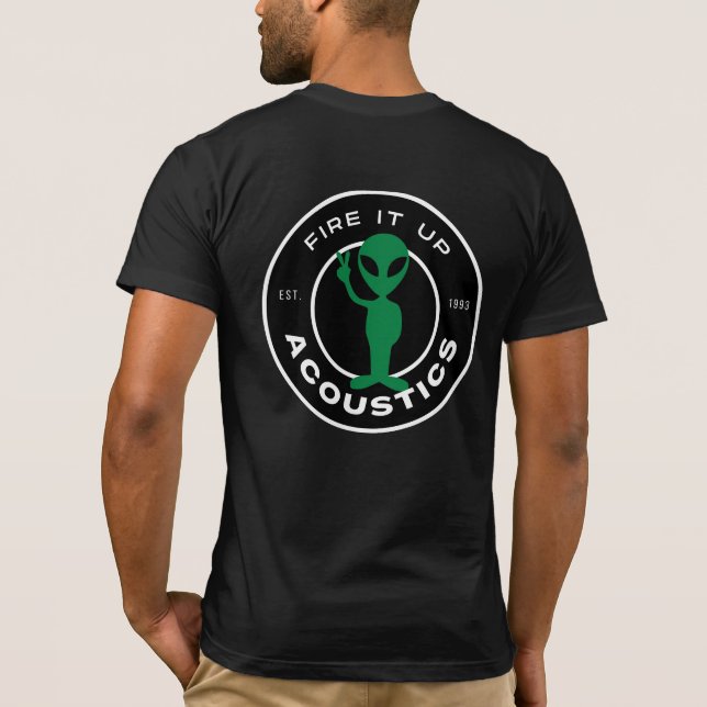 ALIEN Mens SLIM fit tee (snug/maybe size up) (Back)