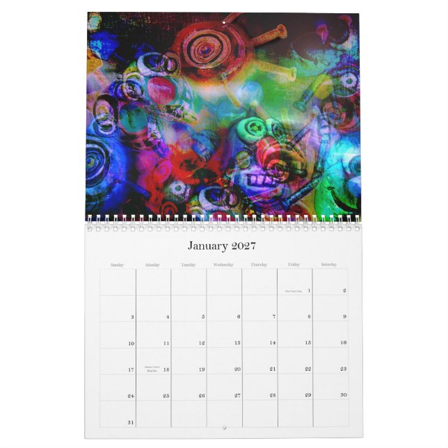 Alien & Monster Calendar 2010 by Cindy Ginter (Jan 2027)