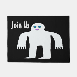 Alien, Monster, Join Us, Personalise Floor Mat