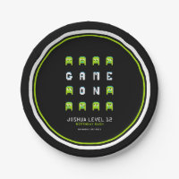Alien monster pixel graphic character kids party