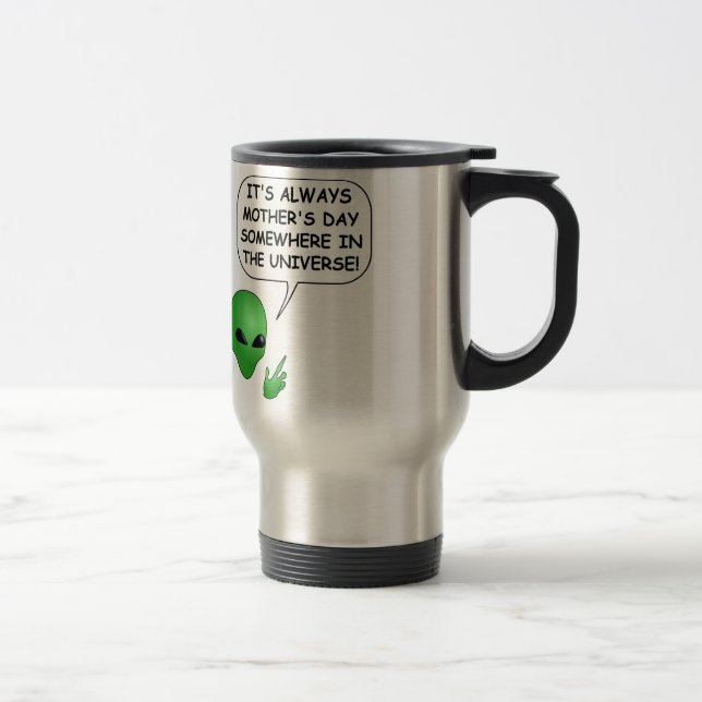 Alien Mother's Day Travel Mug (Right)