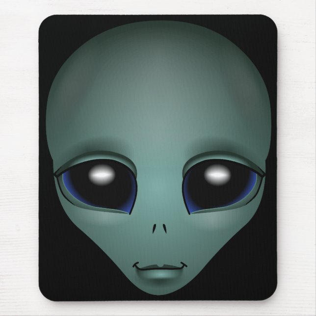 Alien Mouse Pad Cute Alien Mousepads Customise (Front)