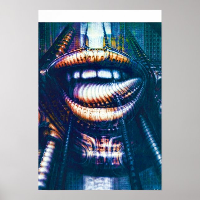 Alien Mouth H R Giger Poster (Front)