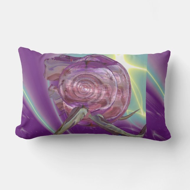 ALIEN NEREIDE /NYMPH OF WATER,PINK SEASHELL Sci-Fi Outdoor Cushion (Front)