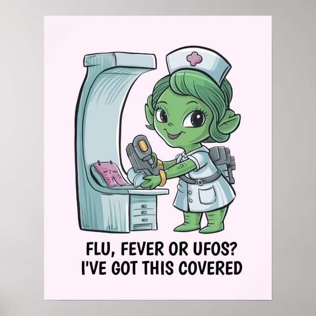 Alien Nurse Poster (Front)