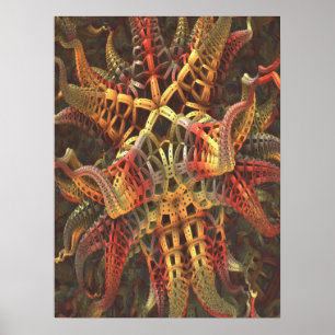 Alien Octopus Poster