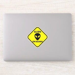 ALIEN ON BOARD STICKERS
