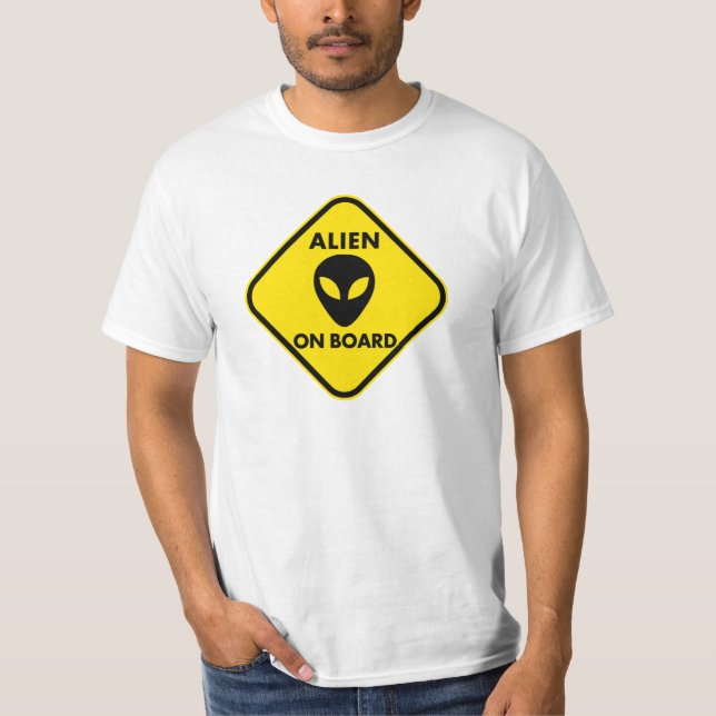 Alien on Board T-Shirt (Front)