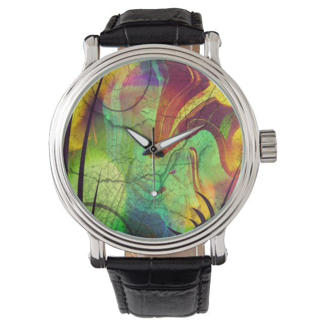 Alien Opal Abstract Watch (Front)