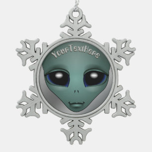 Alien Ornament Extraterrestrial Christmas Decor