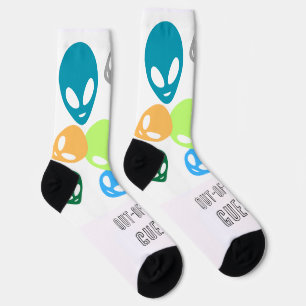 Alien "out of town guests"! socks