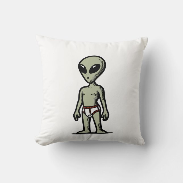Alien Pants Cushion (Front)