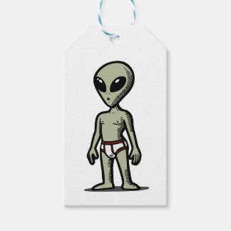 Alien Pants Gift Tags