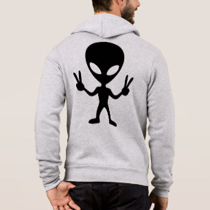 alien peace hoodie