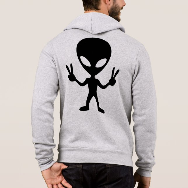 alien peace hoodie (Back)