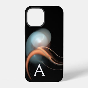ALIEN PEARL MONOGRAM Black Pink White Fractals iPhone 12 Case