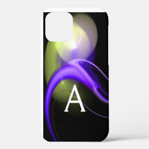 ALIEN PEARL MONOGRAM Purple Green Abstract iPhone 12 Case