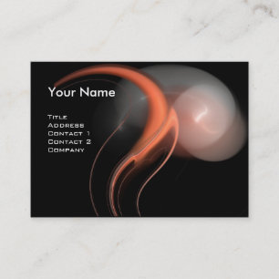 ALIEN PEARL MONOGRAM Vibrant black pink white Business Card