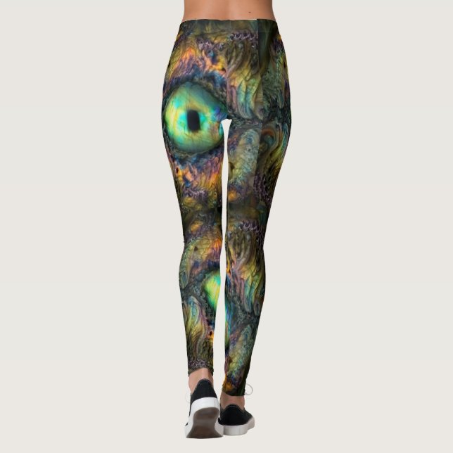 Alien peephole leggings (Back)