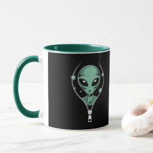 Alien Peeping Mug