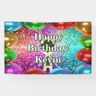 Alien Personalised character birthday banner