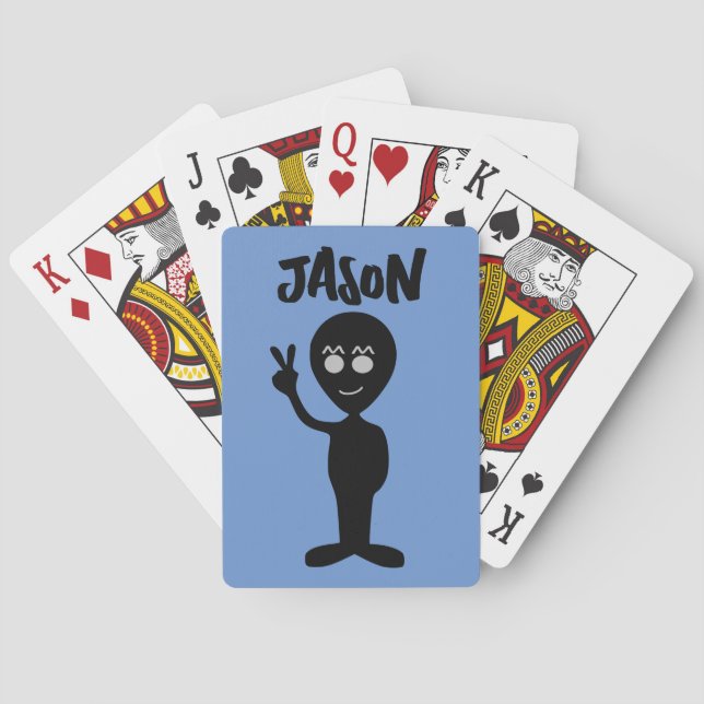  ALIEN PERSONALIZED PLAYING CARDS (Back)