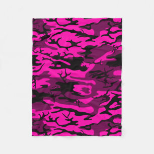 Alien Pink Camo Blanket