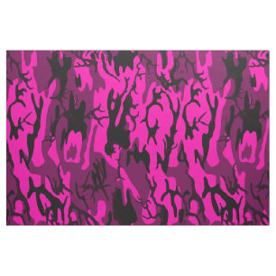 Alien Pink Camo Fabric
