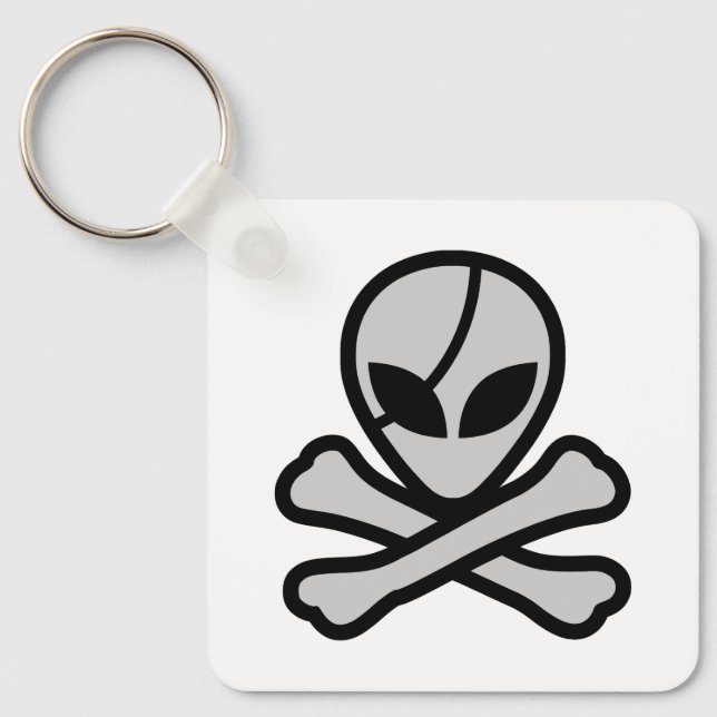 Alien Pirate Key Ring (Front)