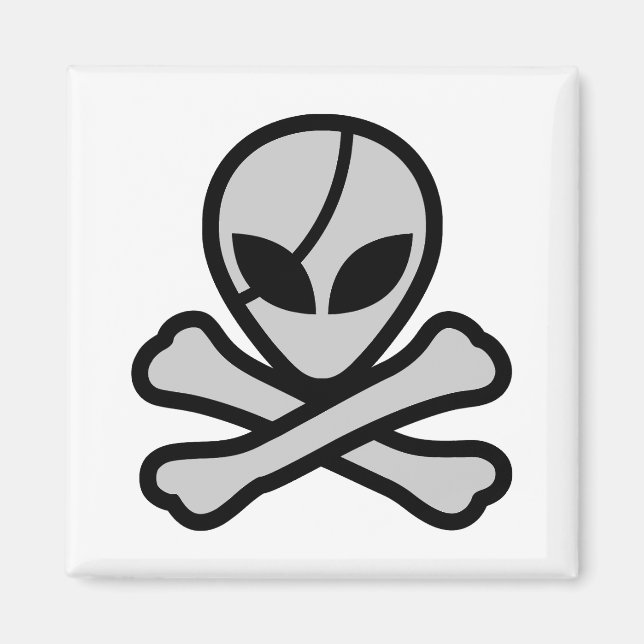 Alien Pirate Magnet (Front)