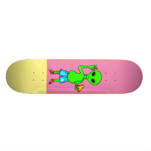 Alien Pizza by @TheAstroBoss Skateboard