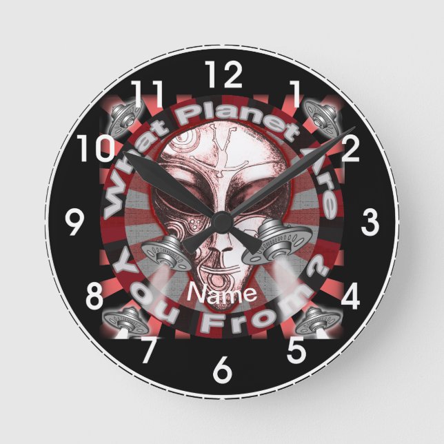 Alien Planet Clock (Front)