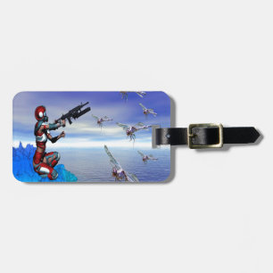Alien Planet Luggage Tag