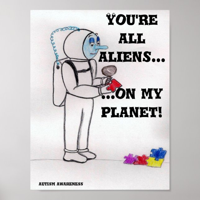 Alien Planet Poster (Front)