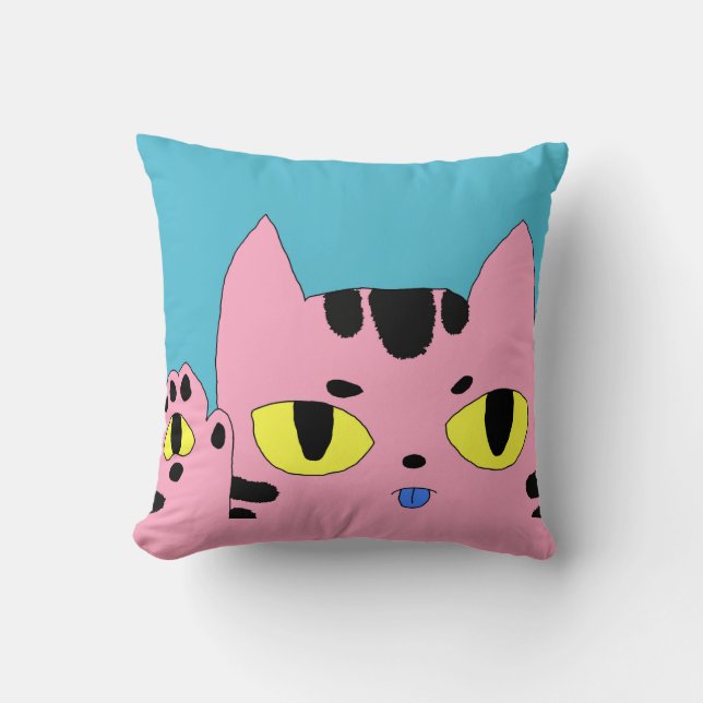 Alien Pocket Cat Cushion (Front)