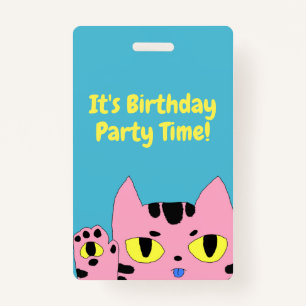 Alien Pocket Cat ID Badge