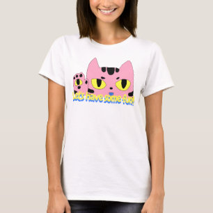 Alien Pocket Cat Lets Have Some Fun T-Shirt
