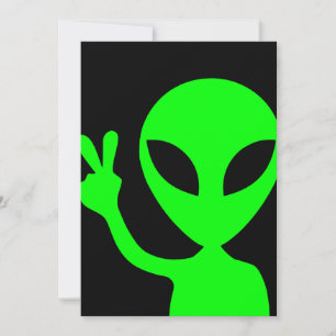 Alien Portrait Invitation