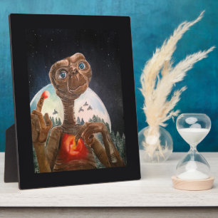 Alien Portrait Painting by Alfred Fox Plaque
