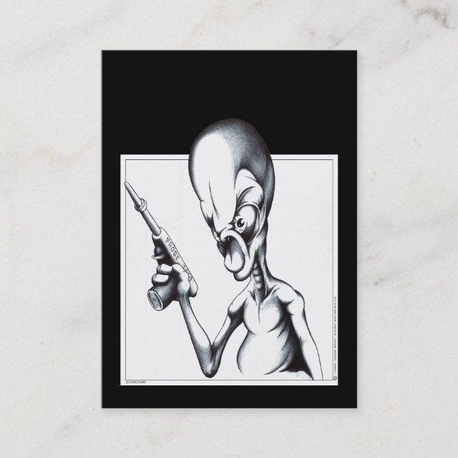 Alien Probe Business Card (Front)