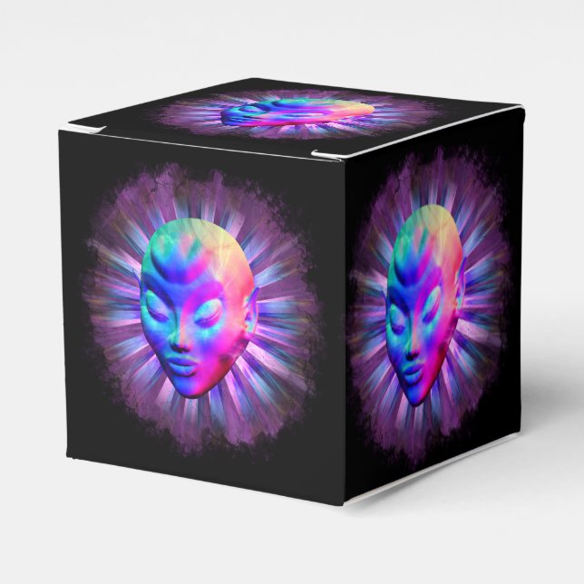 Alien Psychedelic Meditation Favour Box (Front Side)