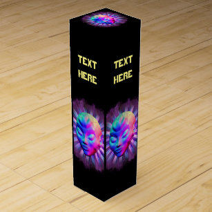 Alien Psychedelic Meditation Wine Box