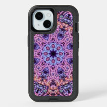 Alien Purple Psychedelic Kaleidoscopic Mandala