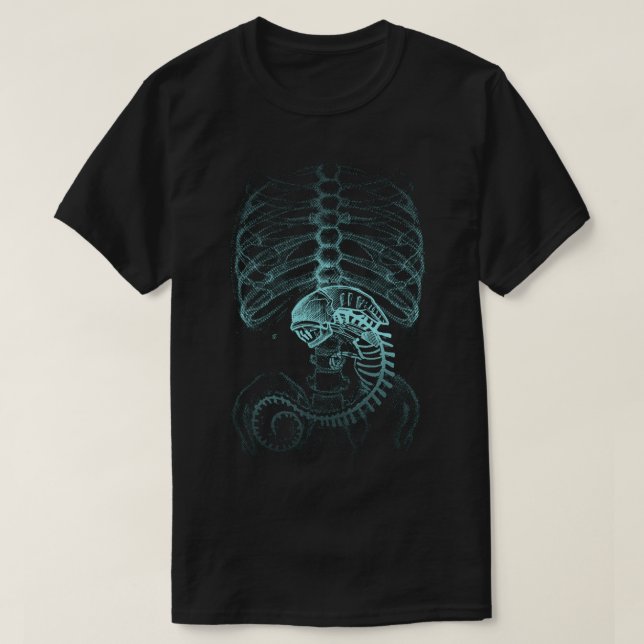 Alien Radiography, X-Ray Classic T-Shirt (Design Front)