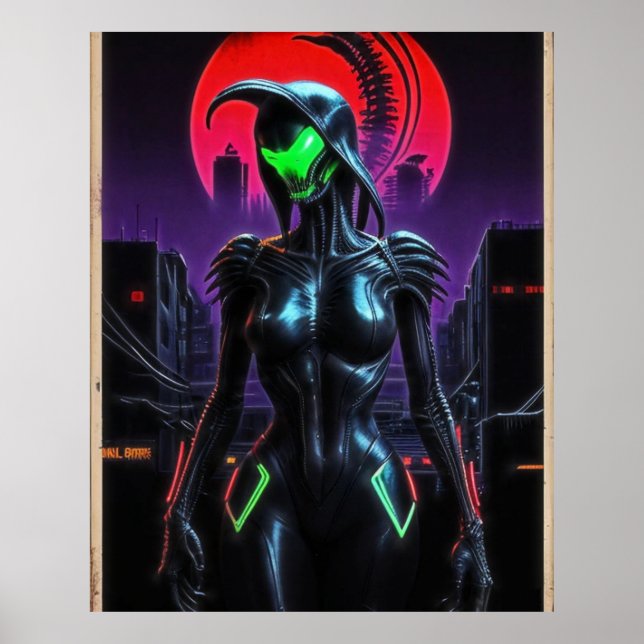 Alien Raven 03 Poster (Front)