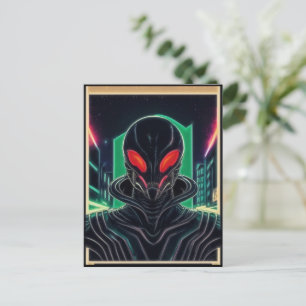 Alien Raven 05 Postcard