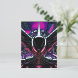 Alien Raven 11 Postcard