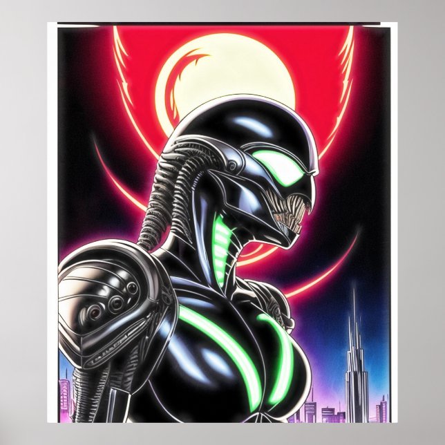 Alien Raven 19 Poster (Front)