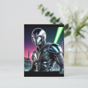 Alien Raven 21 Postcard